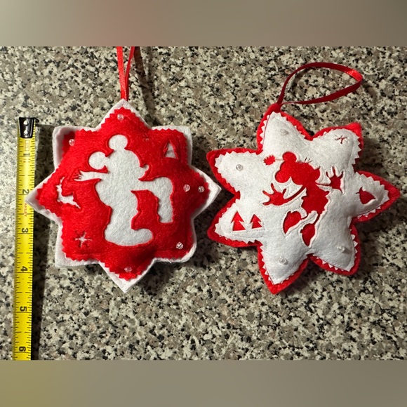 Mickey & Minnie ornaments - Picture 2 of 2